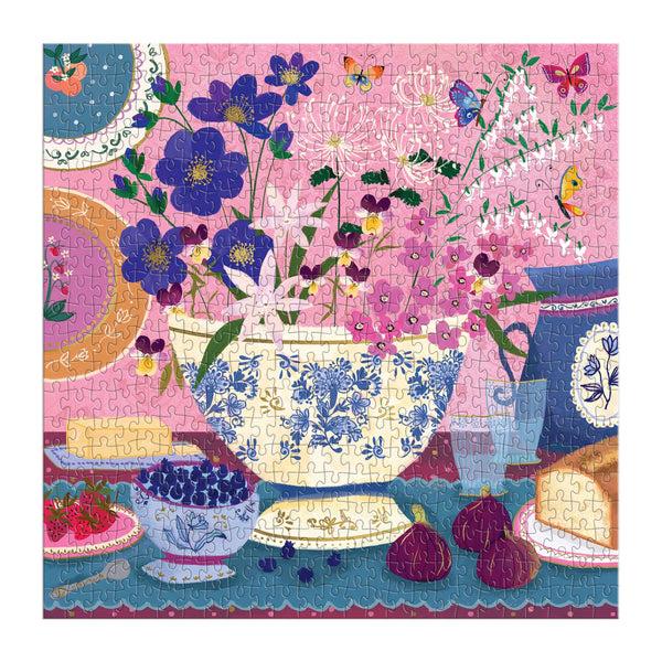 Galison Joy Laforme Art Of The Table 500 Foil Piece Puzzle