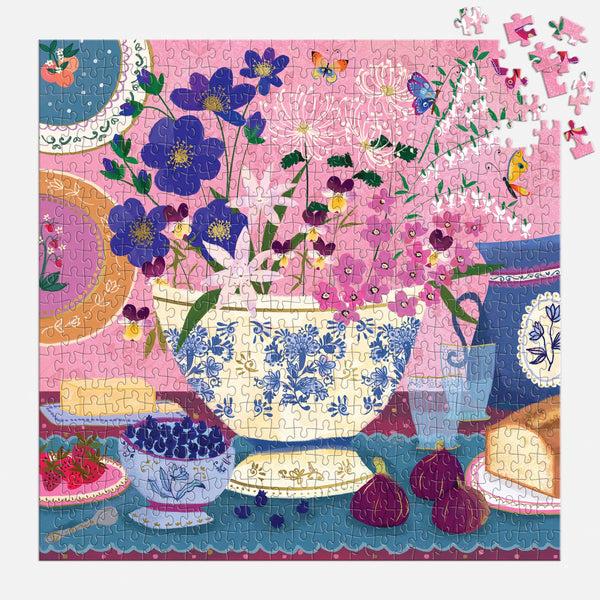Galison Joy Laforme Art Of The Table 500 Foil Piece Puzzle