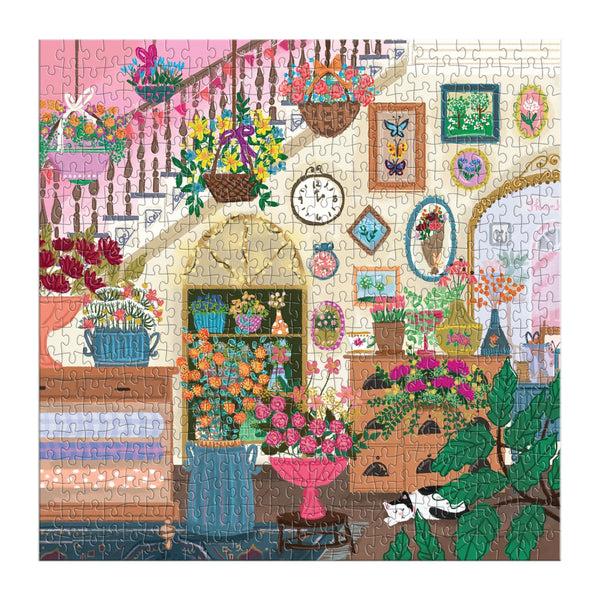 Galison Joy Laforme Flower Shop 500 Piece House Puzzle