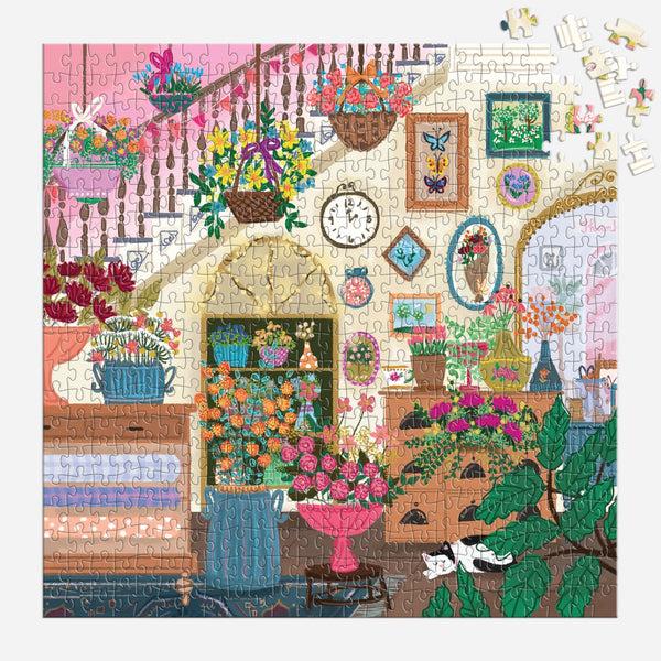 Galison Joy Laforme Flower Shop 500 Piece House Puzzle