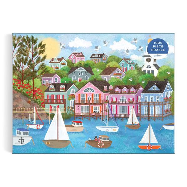 Galison Joy Laforme Harbor By The Sea 1000 Piece Puzzle