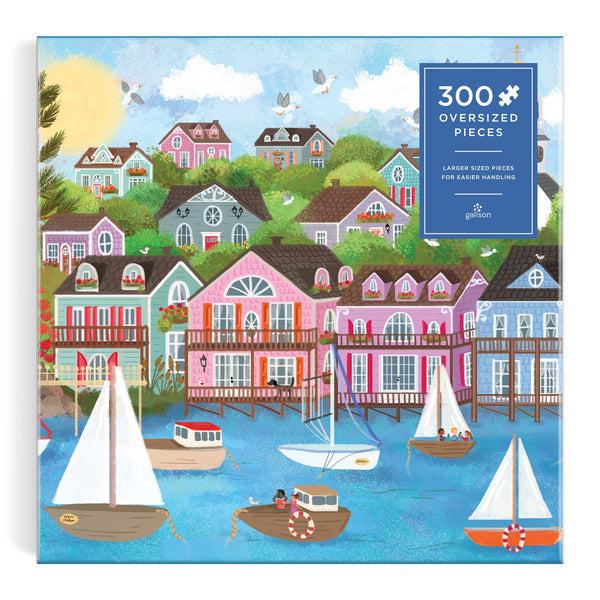 Galison Joy Laforme Harbor By The Sea 300 Piece Puzzle