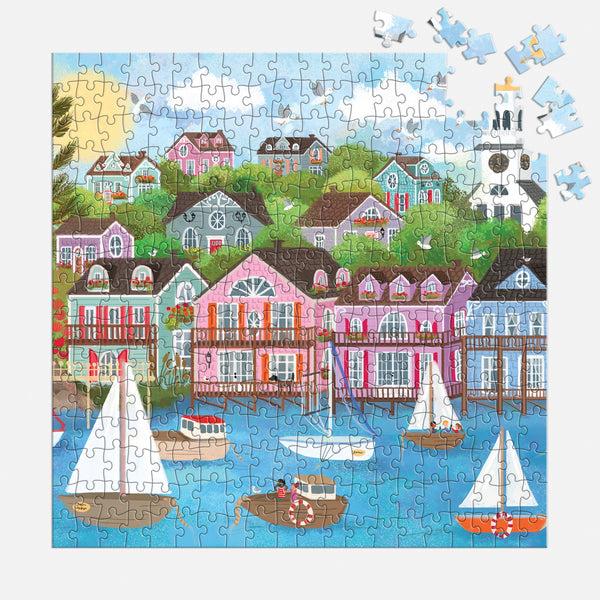 Galison Joy Laforme Harbor By The Sea 300 Piece Puzzle