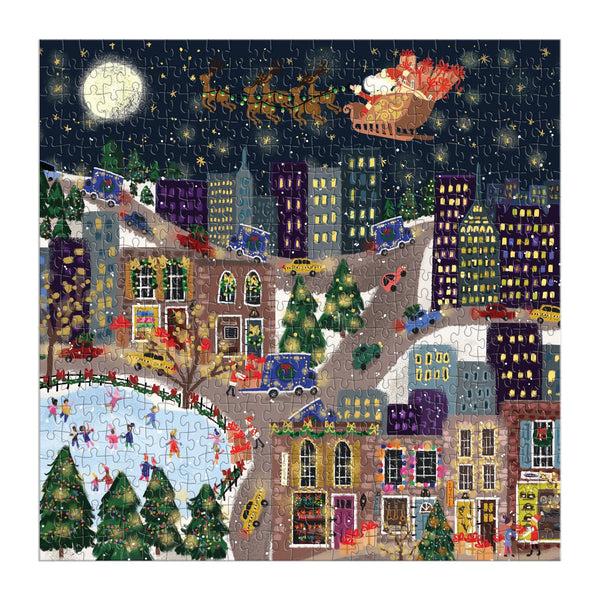 Galison Joy Laforme Presentville 500 Piece Foil Puzzle