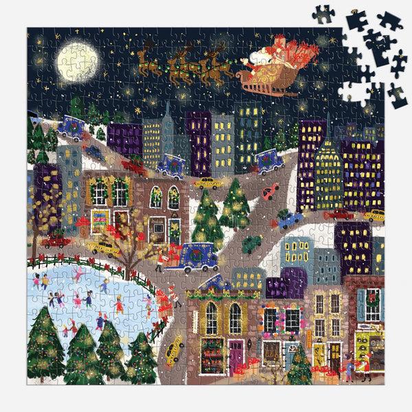 Galison Joy Laforme Presentville 500 Piece Foil Puzzle