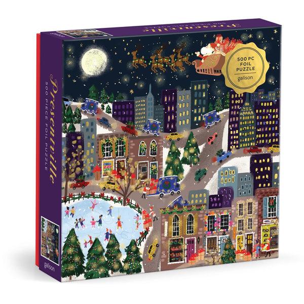 galison Joy Laforme Presentville 500 Piece Foil Puzzle