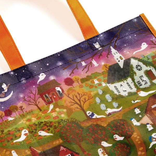 Galison Joy Laforme Spooky Village Reusable Shopping Bag