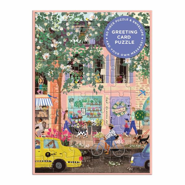 galison Joy Laforme Spring Street Greeting Card Puzzle