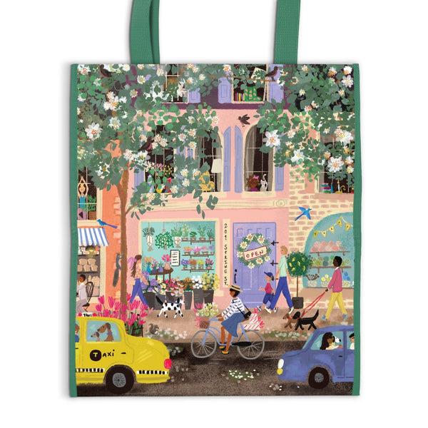 galison Joy Laforme Spring Street Reusable Shopping Bag