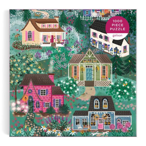 Galison Joy Laforme The Cottage Hills 1000 Piece Puzzle In A Square Box