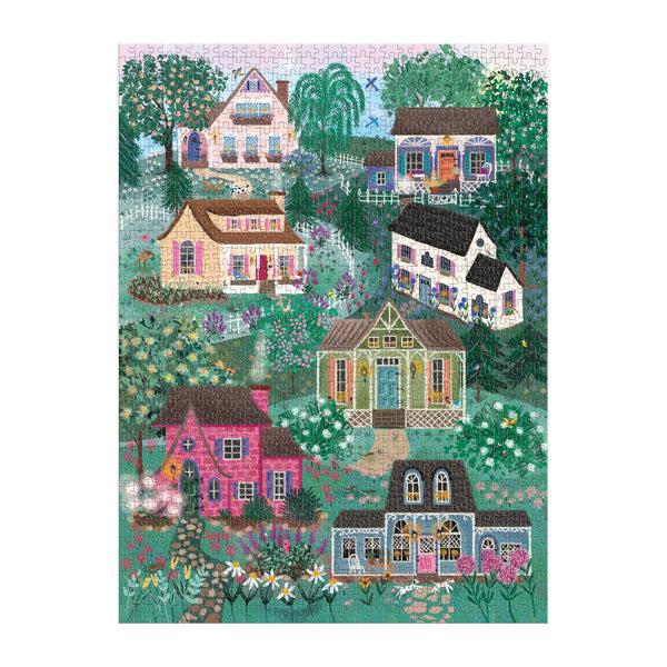 Galison Joy Laforme The Cottage Hills 1000 Piece Puzzle In A Square Box