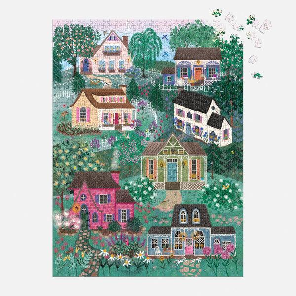Galison Joy Laforme The Cottage Hills 1000 Piece Puzzle In A Square Box