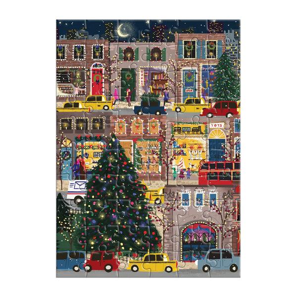 Galison Joy Laforme Winter Lights Greeting Card Puzzle