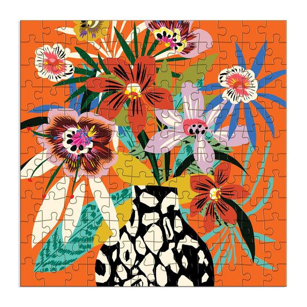 Galison Kitty McCall Leopard Vase 144 Piece Wood Jigsaw Puzzle