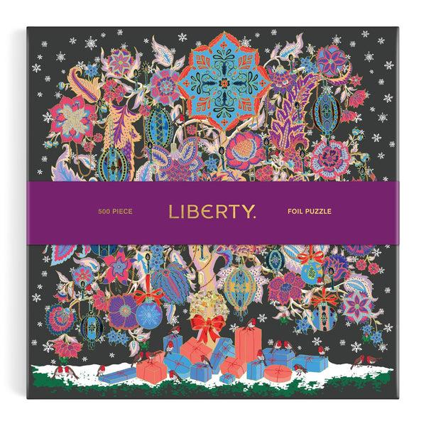 Galison Liberty Christmas Tree Of Life 500 Piece Foil Puzzle