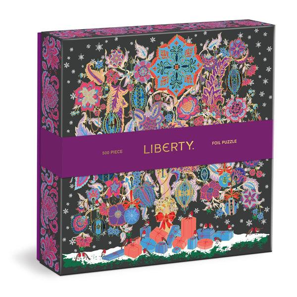 galison Liberty Christmas Tree of Life 500 Piece Foil Puzzle