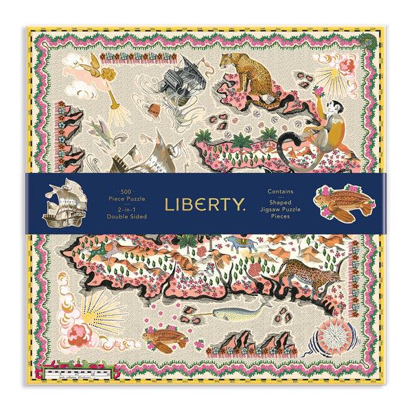 Galison Liberty London Maxine Double-Sided 500 Piece Jigsaw Puzzle