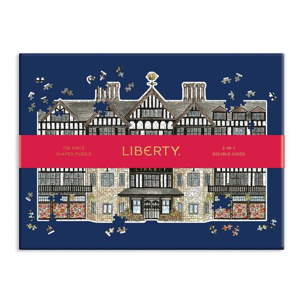 Galison Liberty London Tudor Building 750 Piece Shaped Jigsaw Puzzle