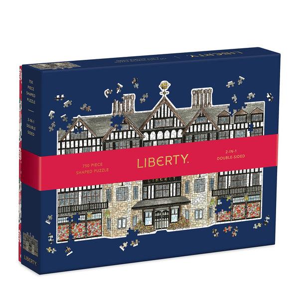 galison Liberty London Tudor Building 750 Piece Shaped Jigsaw Puzzle