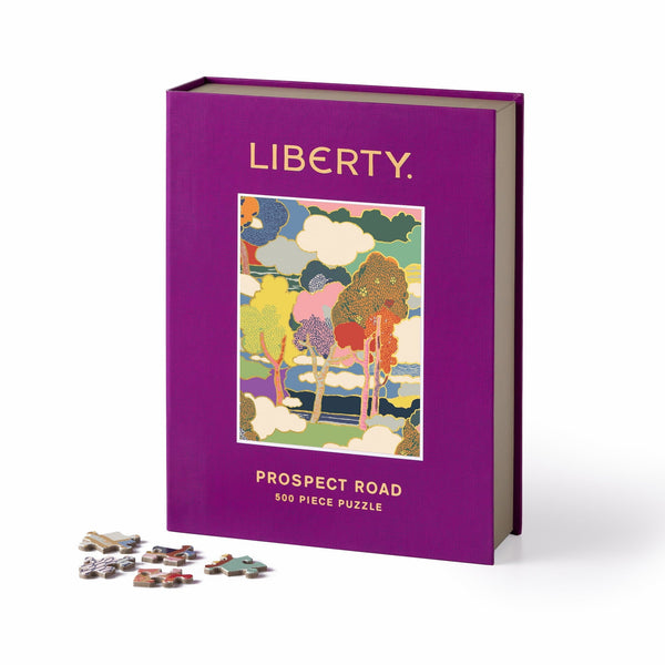 galison Liberty Prospect Road 500 Piece Book Puzzle