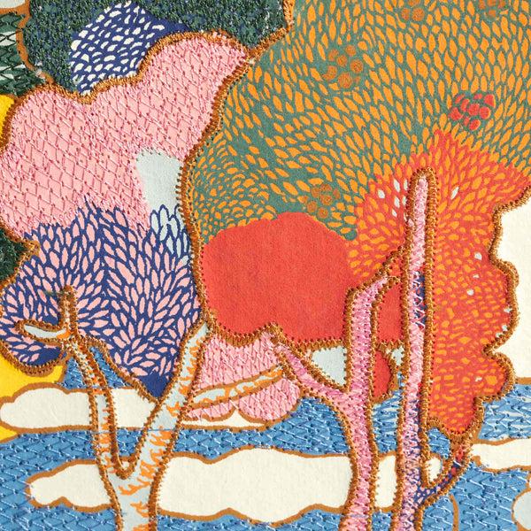 Galison Liberty Prospect Road Handmade Embroidered B5 Journal