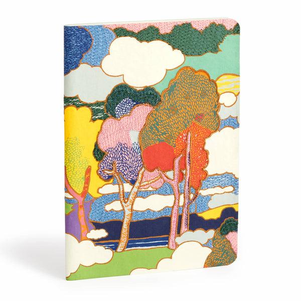 galison Liberty Prospect Road Handmade Embroidered B5 Journal
