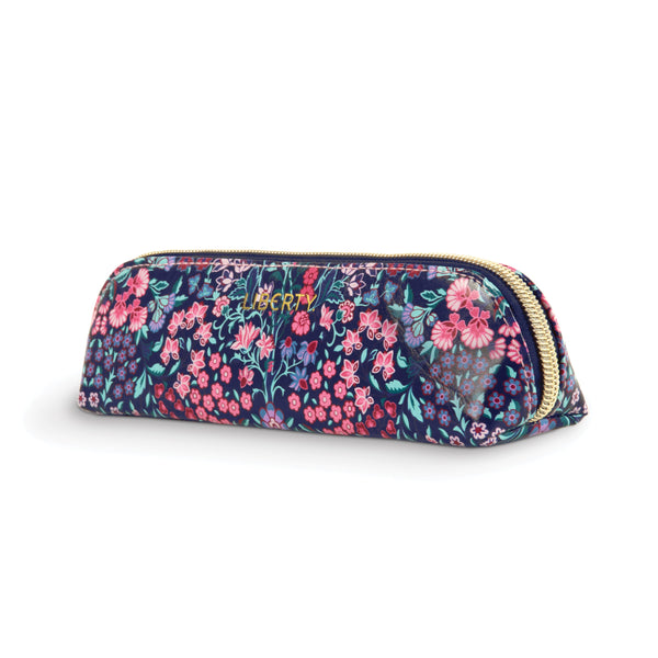 Galison Liberty Tanjore Gardens Tile Navy Pencil Case