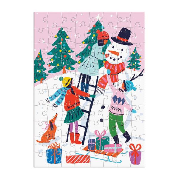Galison Louise Cunningham Merry And Bright 12 Days Of Christmas Advent Puzzle Calendar