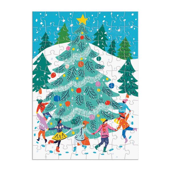 Galison Louise Cunningham Merry And Bright 12 Days Of Christmas Advent Puzzle Calendar