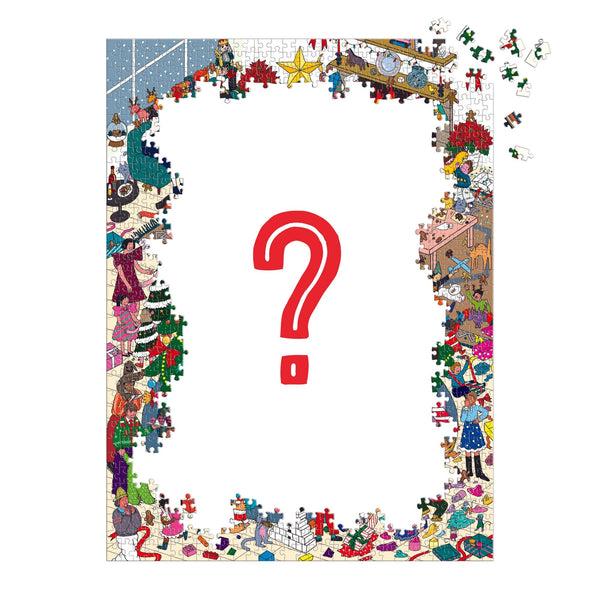 Galison Merry In The Making 1000 Piece Surprise Puzzle