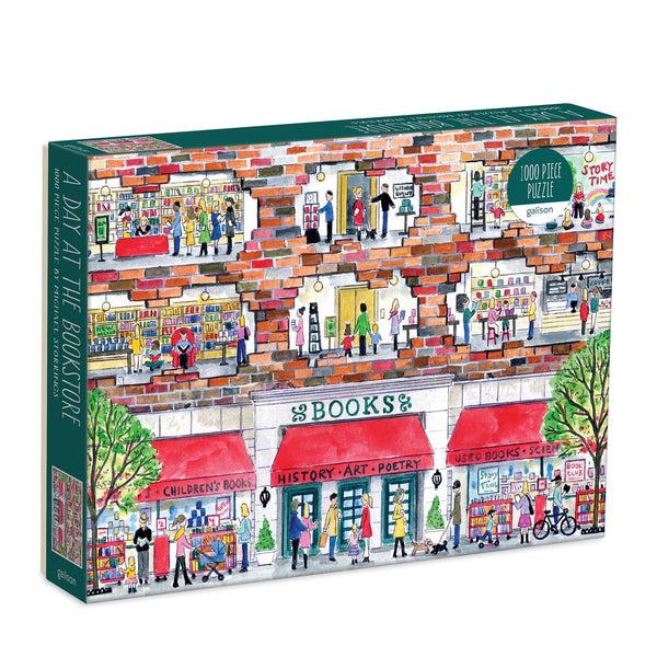 galison Michael Storrings A Day at the Bookstore 1000 Piece Puzzle