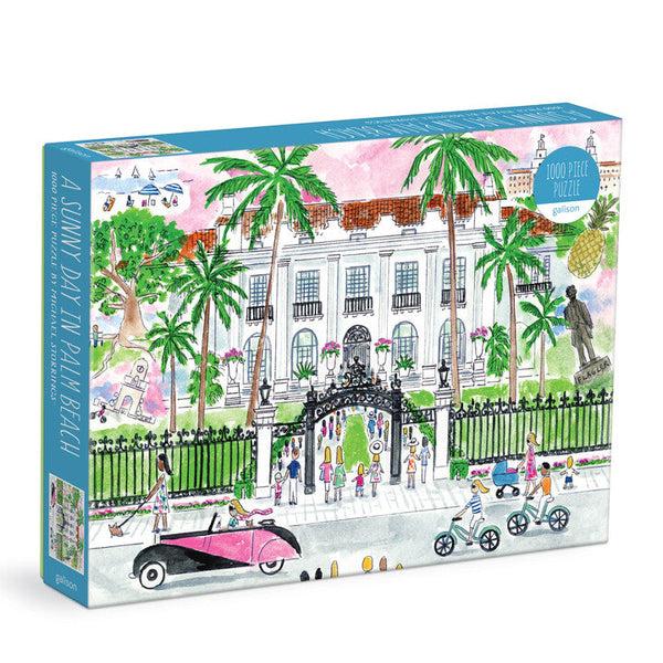 galison Michael Storrings A Sunny Day in Palm Beach 1000 Piece Puzzle