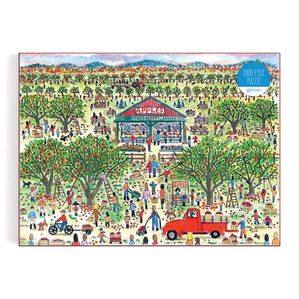 Galison Michael Storrings Apple Pickin' 1000 Piece Puzzle