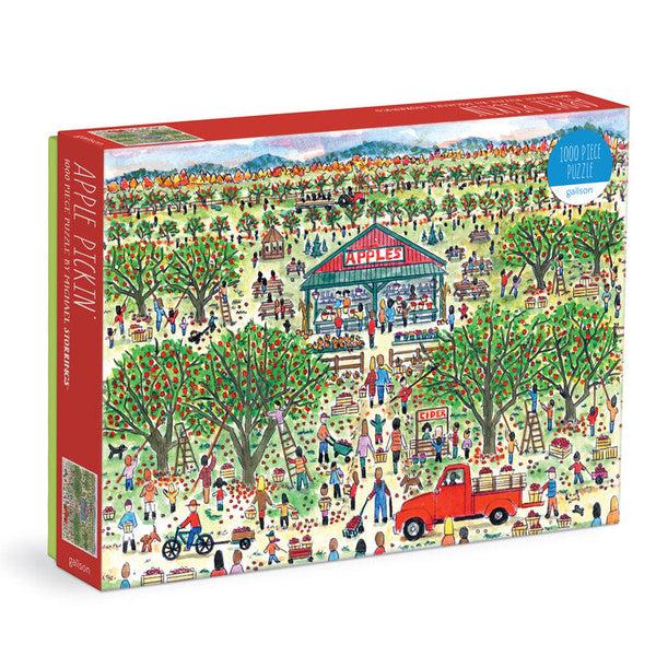 galison Michael Storrings Apple Pickin' 1000 Piece Puzzle