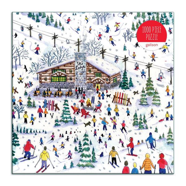 Galison Michael Storrings Apres Ski 1000 Piece Jigsaw Puzzle