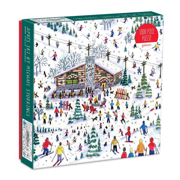 galison Michael Storrings Apres Ski 1000 Piece Jigsaw Puzzle