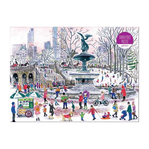 Galison Michael Storrings Bethesda Fountain 1000 Piece Jigsaw Puzzle