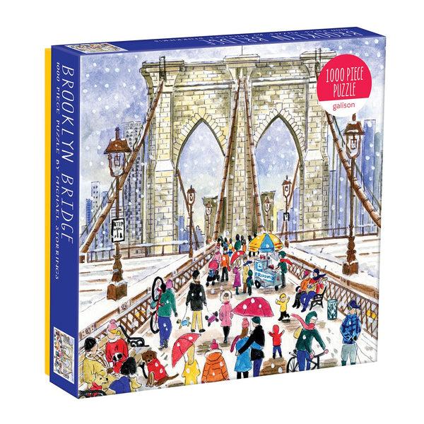 galison Michael Storrings Brooklyn Bridge 1000 Piece Jigsaw Puzzle
