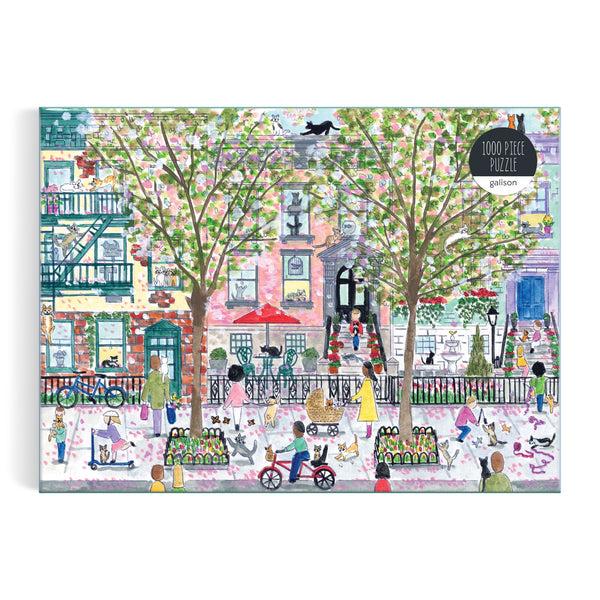 Galison Michael Storrings Cats In The City 1000 Piece Puzzle