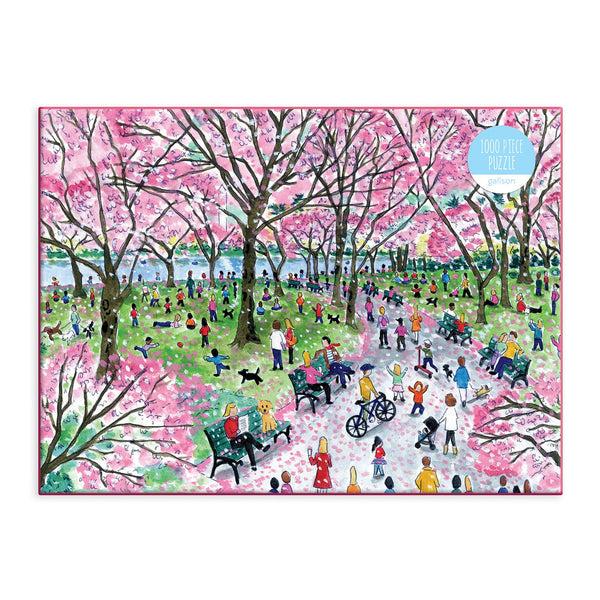 Galison Michael Storrings Cherry Blossoms 1000 Piece Jigsaw Puzzle