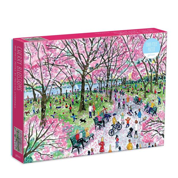 galison Michael Storrings Cherry Blossoms 1000 Piece Jigsaw Puzzle