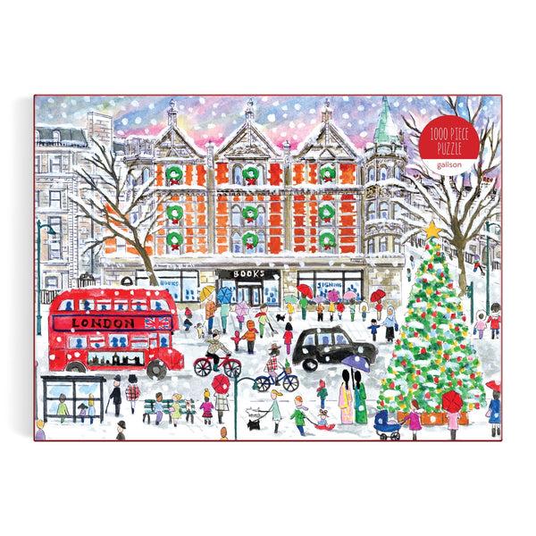 Galison Michael Storrings Christmas In London 1000 Piece Puzzle