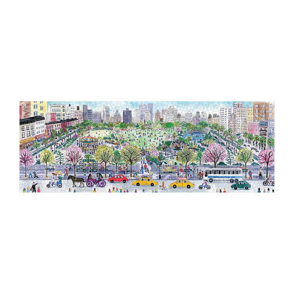 Galison Michael Storrings Cityscape 1000 Piece Panoramic Jigsaw Puzzle