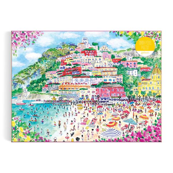 Galison Michael Storrings Coast Of Italy 1000 Piece Puzzle