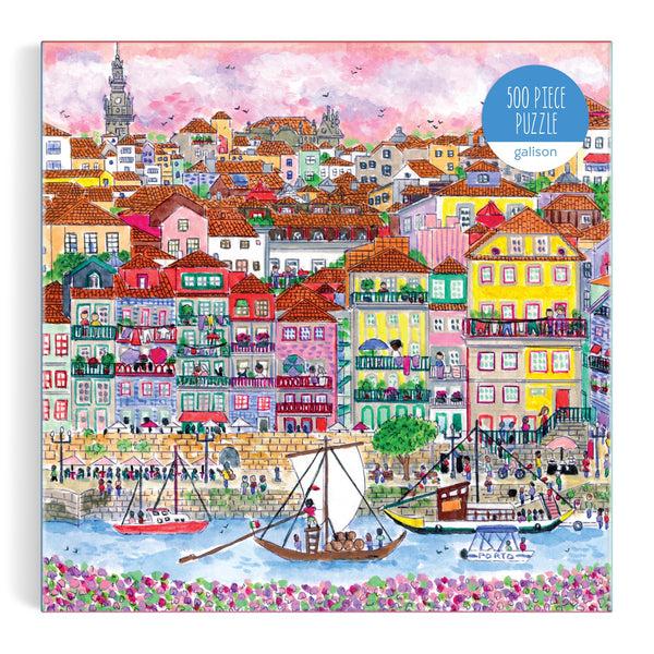 Galison Michael Storrings Colors Of Porto 500 Piece Puzzle