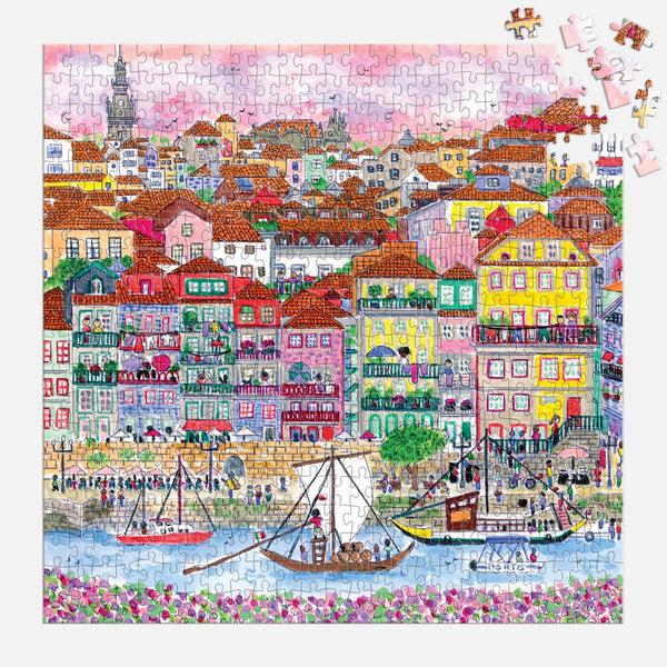 Galison Michael Storrings Colors Of Porto 500 Piece Puzzle