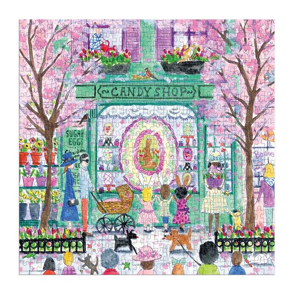 Galison Michael Storrings Easter Candy Shop 500 Piece Puzzle