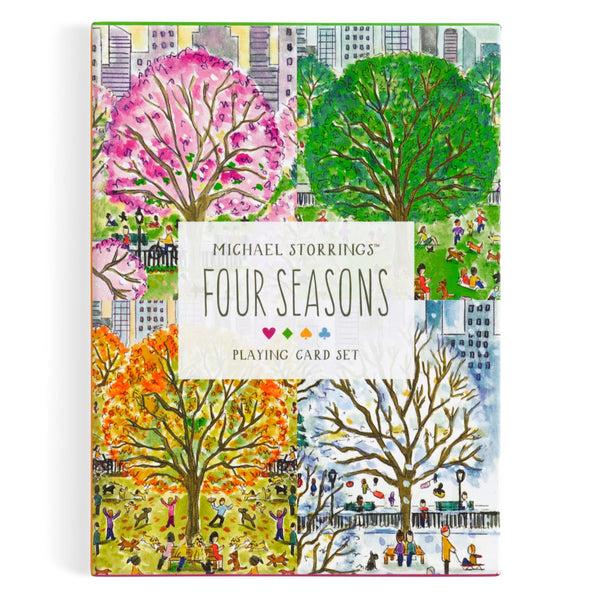 Galison Michael Storrings Four Seasons Playing Card Set