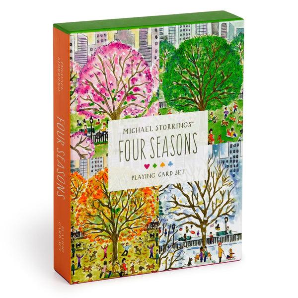 galison Michael Storrings Four Seasons Playing Card Set