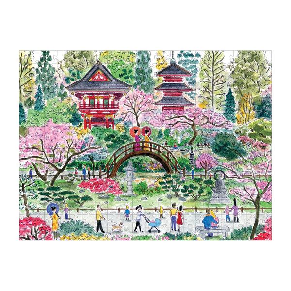 Galison Michael Storrings Japanese Tea Garden 300 Piece Jigsaw Puzzle